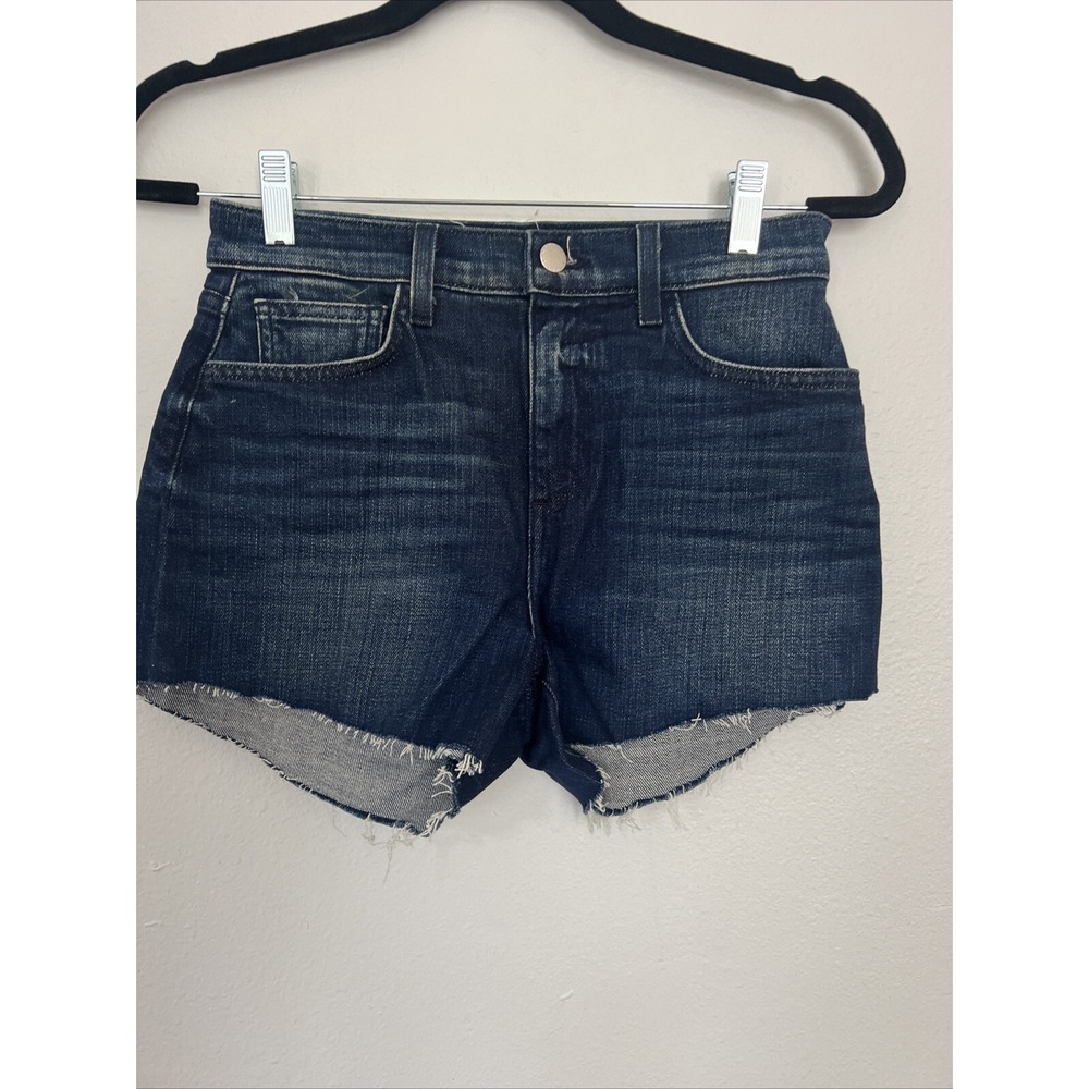 L'AGENCE Darlene High Rise Wide Leg Jean‎ Denim Shorts Size 25